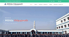 Desktop Screenshot of mithilavidyapeeth.com