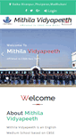 Mobile Screenshot of mithilavidyapeeth.com